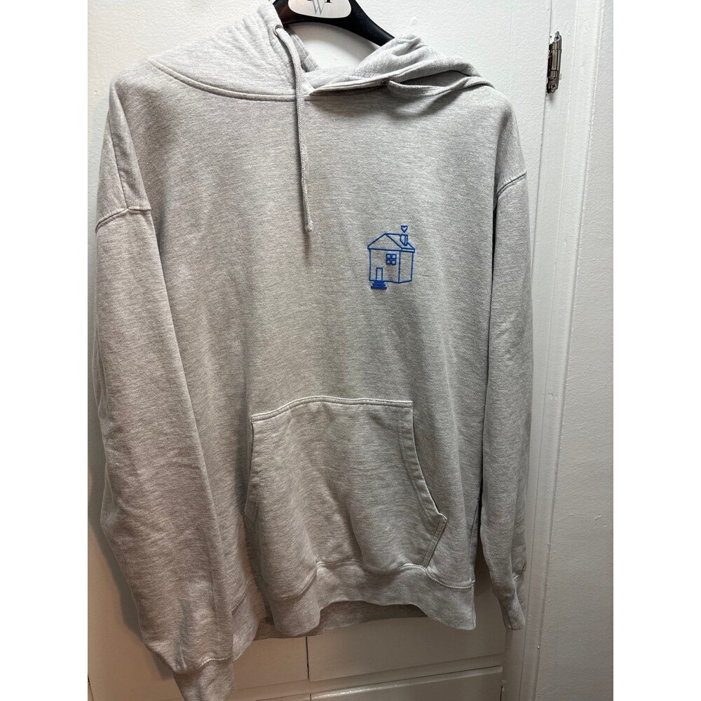 Harry Styles Harrys House Love On Tour Sweatshirt Grey Hoodie Mens Size Large